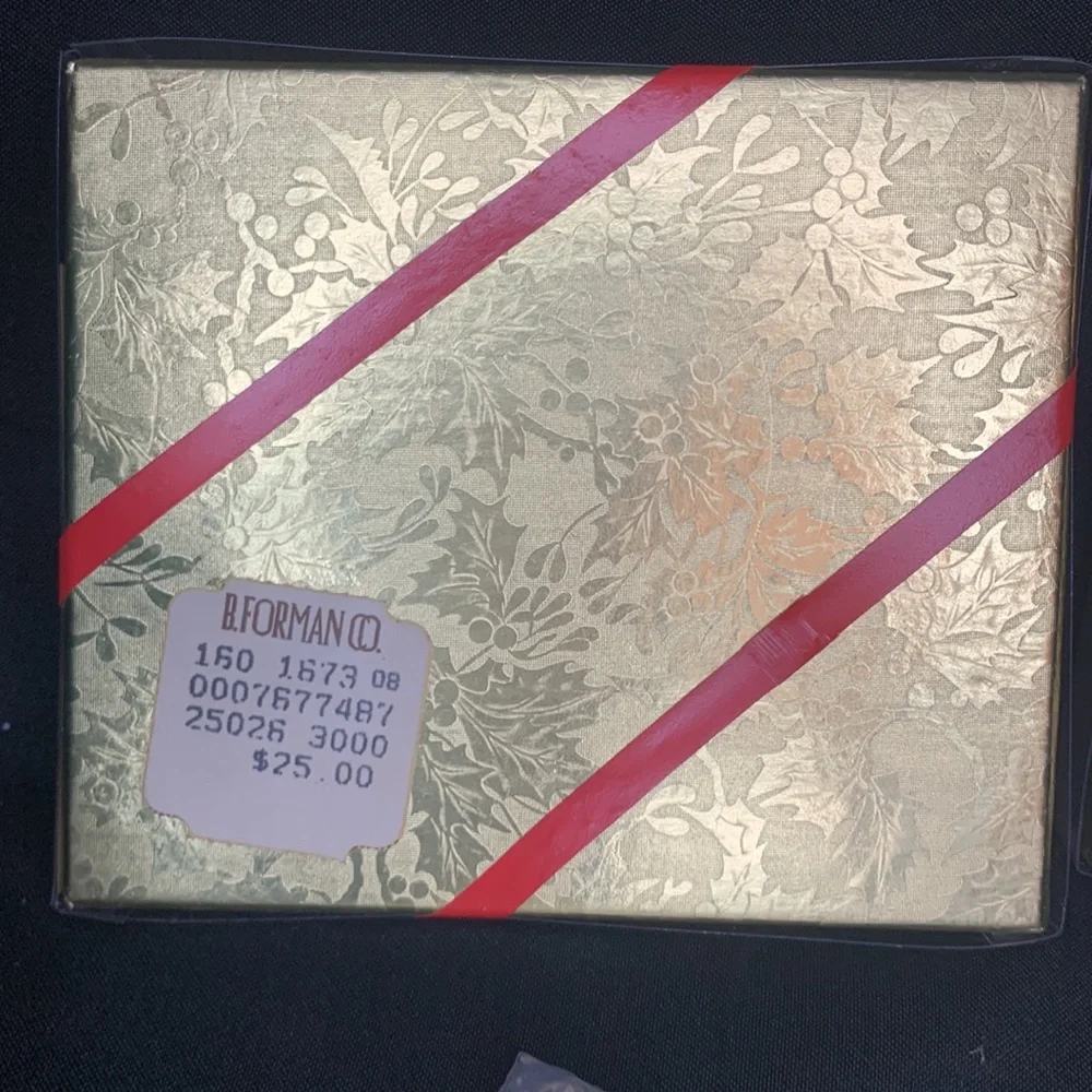 Set of 3 vintage Kirk Stieff silver plate and pewter christmas ornaments - Picture 6 of 7